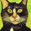 Placeholder: Portrait of a cat by Van Gogh