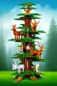 Placeholder: lego tree forest animals children