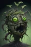 Placeholder: A monstrous zombie beholder made of rotting plants