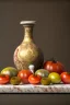 Placeholder: renaissance style still life composite, Raviolis with natural tomato, albahaca, olives, olive oil. moisture, art, natural, ornaments, marble, gold, high kitchen, smooth, gradient color background, unreal engine 5, ray tracing, RTX, lumen lighting, ultra detail, volumetric lighting, 3d.