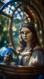 Placeholder: face portrait of medieval princess on a swing inside a boat crystal ball hanging from a tree in the mountain, in the style for Richard and Wendy Pini , shot on Hasselblad h6d-400c, zeiss prime lens, bokeh like f/0.8, tilt-shift lens 8k, high detail, smooth render, down-light, unreal engine, prize winning