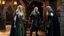 Placeholder: [photo from the lord of the ring] two elves, Lady Lyanna and her bodyguard Thalion the elfin warrior with scars, entering the tavern. They pause in the doorway, their sharp elven senses already alert to the tension in the room. Lyanna's silver hair catches the morning light as she scans the tavern, and Thalion take a seat in a shadowed corner.