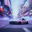 Placeholder: volumetric japan city environment and background, realistic pop-art illustration and highly detailed digital painting of illegal street drifting, ghost flames, inside a vibrant city, underground jdm scene, d1 grand prix, nissan, mitsubishi, otaku, neon, toyota, honda, subaru, highly detailed, money, high contrast, realistic shaded volumetric lighting, 8k, tokyo drift, reflective ground, octane render, smoke, burnout, vitality colours, colorful, uhd, blue fires, dk, hooning manga art by sam curry