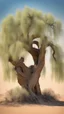Placeholder: old willow tree in the desert