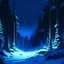 Placeholder: A winter forest covered in snow at night from a Nintendo 64 game