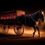 Placeholder: horse wagon, motion blur, 8k, downlight, soft light, depth of field, photorealism, trending on art station, lotsa detail