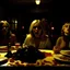 Placeholder: Horror movie shot, spooky, hot, ultra realistic hot dine, ultra realistic hot blonde women, chaos, party, pieces of meat, organs, ail, dynamic, very excited people, hypermaximalist figures, light, 1970's Italian horror movie, sinister,, Dario Argento, Stanley Kubrik, ornate, 4k, photorealism, hypnotic m