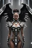 Placeholder: Beautiful Cyborg Angel full body jewelry diamonds