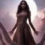 Placeholder: fantasy setting, insanely detailed, dark-skinned woman, indian, black wavy hair, warriorn, magician