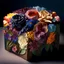 Placeholder: Create a hyper-realistic 90-degree side view of a box brimming with a single type of flowers, all in a uniform color. Each flower, meticulously detailed, spills out of the box in stunning realism. Focus on intricate textures and lifelike details, ensuring every flower matches in color and type. Capture the abundance of this flower variety overflowing from the box, creating a visually captivating display of nature's beauty.