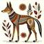 Placeholder: Native American Folk Art Coyote illustration