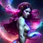 Placeholder: Full body portrait of a nebula goddess by artgerm, ferdinand knab, rutkowski, vivid swirling ornamental, elegant gradients, 3d liquid detailing, textured, intricate, octane render, 8k