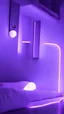 Placeholder: neon purple room