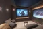 Placeholder: a dedicated home cinema room