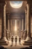 Placeholder: An extremely detailed photorealistic image depicting the ancient astronaut theory, featuring {alien beings interacting with ancient human civilizations, advanced technology amidst ancient structures}, set in {an ancient Egyptian temple, with hieroglyphs and monumental statues}. Hyper-realistic, inspired by the works of {Erich von Däniken, Giorgio A. Tsoukalos, David Hatcher Childress}. Shot with a high-resolution camera, using a {wide-angle lens}, under {natural sunlight}. Ultra-high-definition,