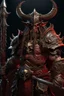 Placeholder: Illustration of a world of Warcraft Viking character with swords, in the style of dark bronze and red, eerily realistic, gothcore, Dark Fantasy by Antonio J. Manzanedo, full-length body shot, finely detailed armor, weapon, intricate design and details, hyper-detailed, hyper-realistic --ar 1:2 --stylize 750 --v 6