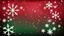 Placeholder: Red Maroon And Green Grunge Gradient Christmas With White Snowflakes Falling Background.