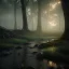 Placeholder: forest at dusk