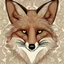 Placeholder: Face of a fox (((made up of small fox faces))), ultra quality, hyper detailed