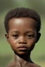 Placeholder: african baby head portrait, warrior costume, village, meditation, woods, cyberpunk, 8k quality