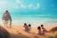 Placeholder: a beach, cinematic angle, studio ghibli, wes anderson, volumetric lighting, breathtaking, beautiful composition, elegant, digital art, detailed, oil painting, hyperrealistic, sharp focus, 8k