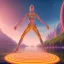 Placeholder: dhalsim, yoga artist swirl on a boat in the air, maze background , levitated lab equipment, 4k, Highly Detailed, Masterpiece, perfect eyes, Digital Illustration, Cinematic Lighting, Realistic, Sharp Focus, Centered, Beautifully Lit, Bioluminescent by Stanley Artgerm Lau