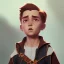 Placeholder: Portrait of an adorable sorcerer kid by Nick Harris