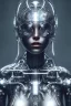 Placeholder: cyberpunk, chrome body, women, portrai, open mouth, perfect skin, tron, cyborg , perfekt, real, dream, hr giger