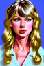 Placeholder: make a portrait of a 1970's Taylor Swift