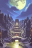 Placeholder: Moon in a dwarven mine