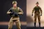 Placeholder: G.I. Joe toy doll soldier nylon Donald Trump, gun,boots, helmet, trump