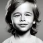 Placeholder: Brad Pitt toddler, smile, full body, hyper realistic