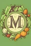 Placeholder: quiero un logo las iniciales "MAS" con un marco de verduras