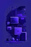 Placeholder: illustrations with a simple art style that show software use, use dark blue-purple and black, make it happy and minimal