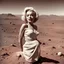 Placeholder: Marilyn Monroe on the surface of Mars