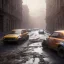 Placeholder: an Lada car ultra realistic durty dust no clean ,wide body , rally concept, ,on street,8k resolution, high-quality, fine-detail, parked in crowded city winter wide body night future city