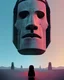 Placeholder: portrait of moai as a cyborg. intricate abstract. intricate artwork. by tooth wu, wlop, beeple, dan mumford. mulholland drive by david lynch, dune by david lynch, blade runner 2049 by dennis villeneuve, patrick nagel, octane render, trending on artstation, greg rutkowski very coherent symmetrical artwork. cinematic, hyper realism, high detail, octane render, 8 k, iridescent accents