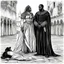 Placeholder: The Tragedy of Othello, the Moor of Venice, is a tragedy written by William Shakespeare. Set in Venice and Cyprus, the play depicts the Moorish military commander Othello as he is manipulated by his ensign, Iago, into suspecting his wife Desdemona of infidelity Record of Lodoss War style, Linework: Expressive, expressive black ink line art with variable stroke weights. Crisp contours define silhouettes while fine hatching adds subtle depth and form.