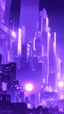 Placeholder: neon purple city