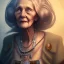 Placeholder: fantasy art, book cover, beautiful old woman that almost ate a cookie from hell