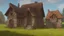 Placeholder: stones houses and barns medieval