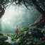 Placeholder: Human King of the wonderland ultra-realistic, highly detailed, masterpiece, delicate detailed, sharp focus, insanely detailed, fantasy art, intricate detailed, elegant, fog, Special Lighting, Vibrant, color Scheme, forest, unreal engine 5, trending on artstation