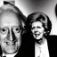 Placeholder: Eerie photo Jimmy saville Margaret Thatcher fox and rabbit ears