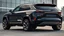 Placeholder: "Imagine a Chrysler 300C 2024 reimagined as a luxury SUV. It features a bold front grille, elevated stance, wide fender flares, and large chrome-trimmed wheels. The design blends elegance with rugged SUV elements, including full LED headlights, a panoramic glass roof, and chrome accents. The SUV is a deep metallic black with subtle gold detailing, set against a modern urban backdrop rear view.