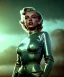 Placeholder: Ultra Realistic retro sci-fi scene, portrait, 2 blonde woman clones, sweet young Marilyn Monroe face, perfect iris, tight latex coat, helmet, Strange planet background. Spaceship, fog, rain, soft color, highly detailed, unreal engine 5, ray tracing, RTX, lumen lighting, ultra detail, volumetric lighting, 3d, finely drawn, high definition, high resolution.