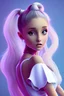 Placeholder: Cartoon art for ariana grande