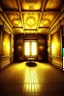 Placeholder: Create an image of golden room