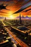 Placeholder: solar punk style image of the city of Phoenix in 2075