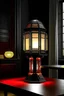 Placeholder: gaming table lamp inspired by palace, modern design,