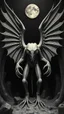 Placeholder: Winged Dingus in the style of Giger and Escher